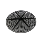 РЕШЕТКА ЗА БИДОНИ ГОЛЯМА ЧЕРНА 50 см.